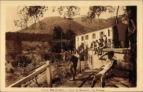 Ak Die Drôme, Camp du Martouret, La Terrasse
