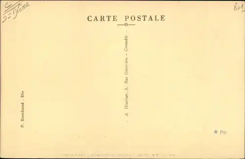 Ak Die Drôme, Camp du Martouret, Vue Generale