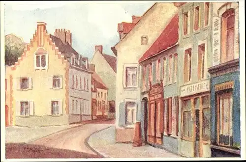 Künstler Ak Marquise Pas de Calais, La Place