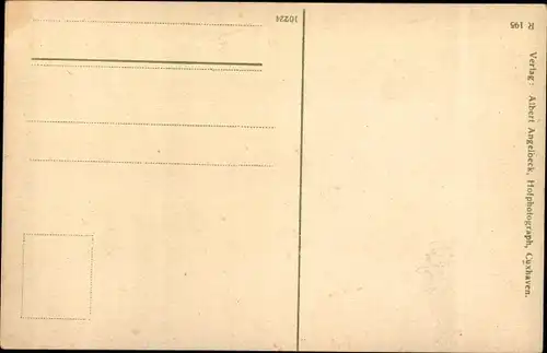 Ak Nordseebad Cuxhaven, Die Alte Liebe