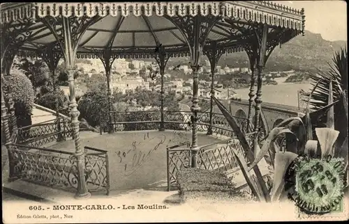 Ak Monte Carlo Monaco, Les Moulins