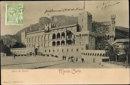 Ak Monte Carlo Monaco, Palais du Prince