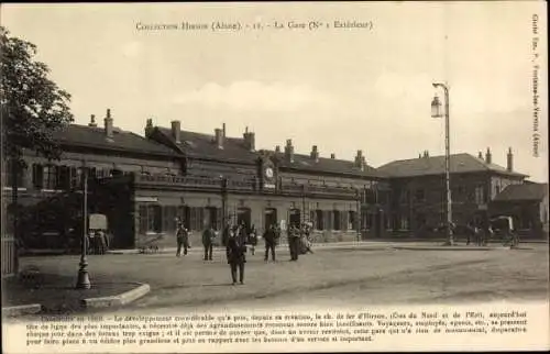 Ak Hirson Aisne, La Gare