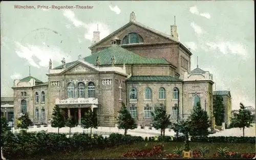 Ak München, Prinzregenten Theater