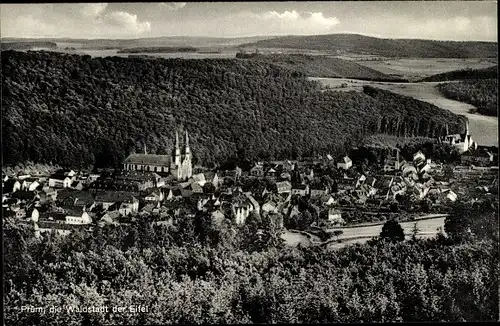 Ak Prüm in der Eifel, Gesamtansicht