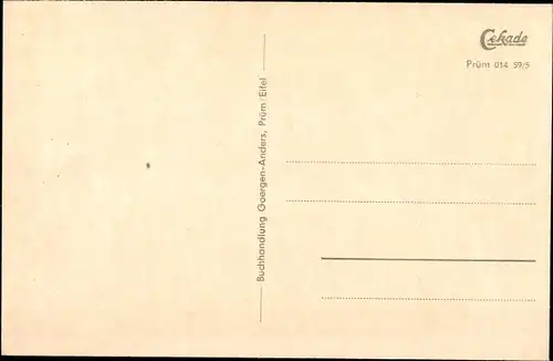 Ak Prüm in der Eifel, Gesamtansicht