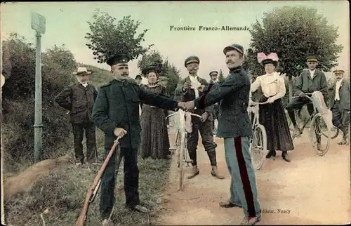 Ak Frontiere Franco Allemande, Les Douaniers
