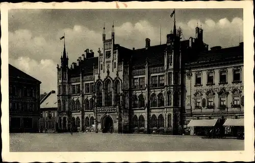 Ak Nový Bydžov Neu Bidschow Region Königgrätz, Radnice, Rathaus
