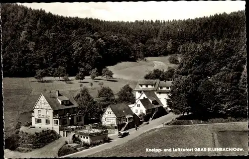 Ak Grasellenbach im Odenwald, Teilansicht