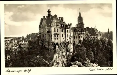 Ak Sigmaringen an der Donau Baden Württemberg, Schloss, Totalansicht