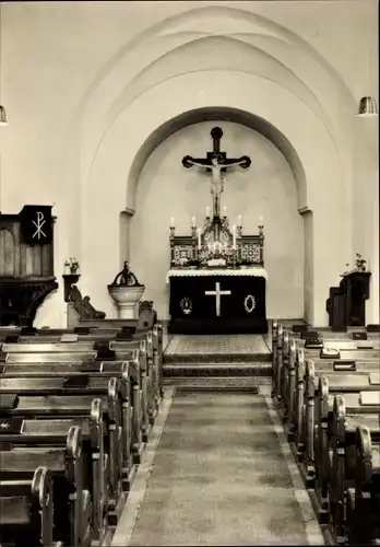 Ak Ostseebad Graal Müritz, Ev.-Luth.-Kirche, Altar