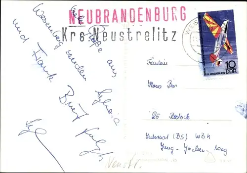 Ak Wesenberg in Mecklenburg, Großer Labussee, Gesamtansicht, Strandcafé Weisser See