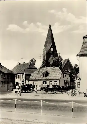 Ak Neubukow Mecklenburg Vorpommern, Markt, Kirche
