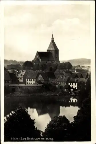 Ak Mölln im Herzogtum Lauenburg, Blick vom Heidberg