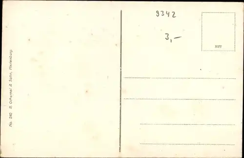 Passepartout Ak Großrückerswalde im Erzgebirge, Die Kirche aus dem Jahre 1470