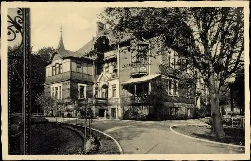 Ak Kudowa Zdrój Bad Kudowa Schlesien, Kurpension Haus Glückauf