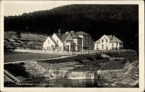 Foto Ak Třemošnice Tremoschnitz Region Pardubice, Ortsansicht, Häuser