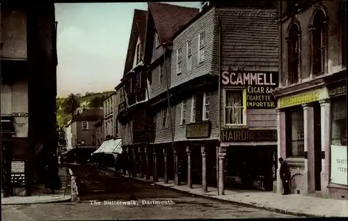 Ak Dartmouth Devon England, The Butterwalk