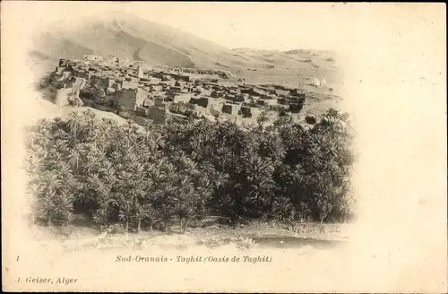 Ak Colomb Bechar Sud Oranais Algerien, Oasis de Taghit