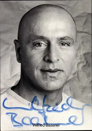 Ak Schauspieler Wilfried Baasner, Portrait, Autogramm