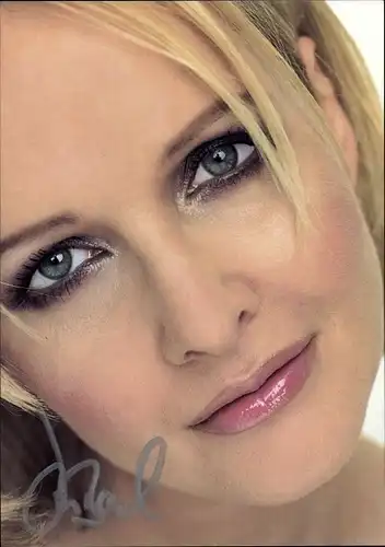 Ak Sängerin Kristina Bach, Portrait, Autogramm, BMG Ariola