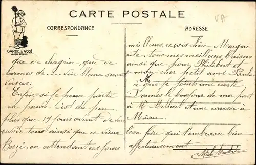 Künstler Ak Permissionnaires, la Rentrée