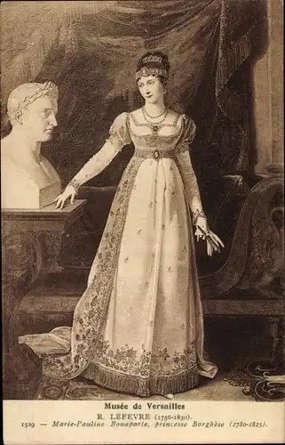 Künstler Ak Lefevre, R., Marie Pauline Bonaparte, princesse Borghese, Musée de Versailles
