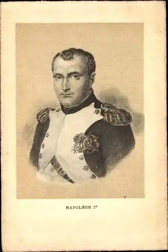 Ak Napoleon 1er, Portrait