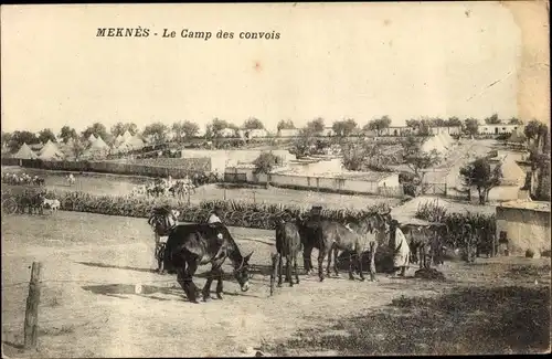 Ak Meknès Marokko, Le Camp des convois