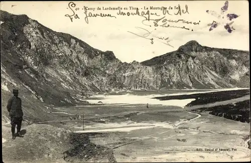 Ak Marokko, Camp de Lardemelle ex Tissa, la Motnagne de Sel