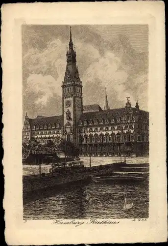 Ak Hamburg Mitte Altstadt, Rathaus