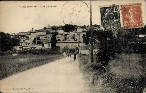 Ak Allex Drôme, Vue Generale