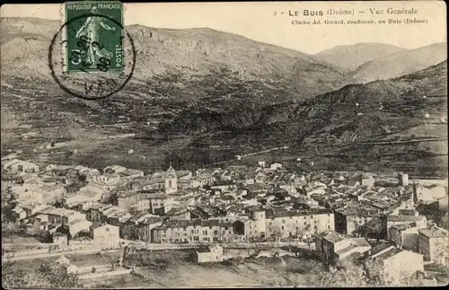 Ak Le Buis Drôme, Vue generale