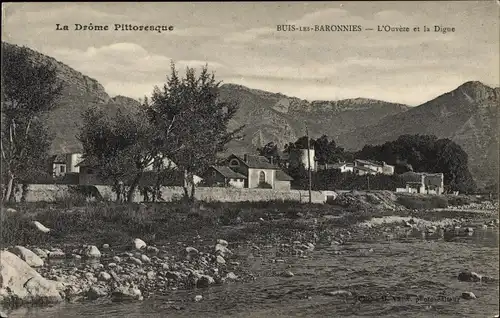 Ak Buis les Baronnies Drôme, L'Ouveze et la Digue