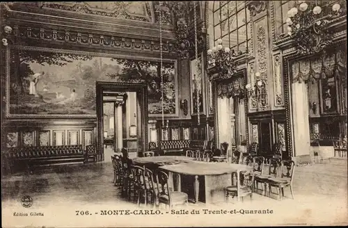 Ak Monte Carlo Monaco, Salle du Trente et Quarante