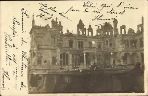 Foto Ak Soupir Aisne, Le Chateau