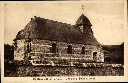 Ak Héricourt-en-Caux Seine Maritime, Chapelle Saint Riauier
