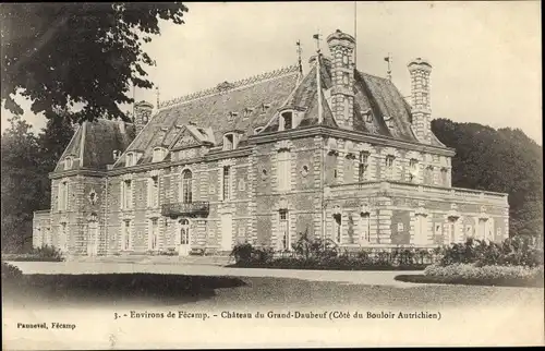 Ak Daubeuf-Serville Seine Maritime, Chateau du Grand Daubeuf