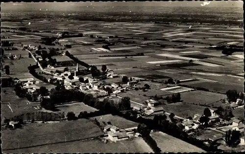 Ak Saint Marcellin Isère, Vue generale aerienne, Luftbild