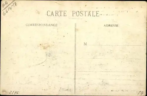 Ak Gerbeviller Meurthe et Moselle, Bombarde et incendie par les Allemands, Kriegszerstörungen, I. WK