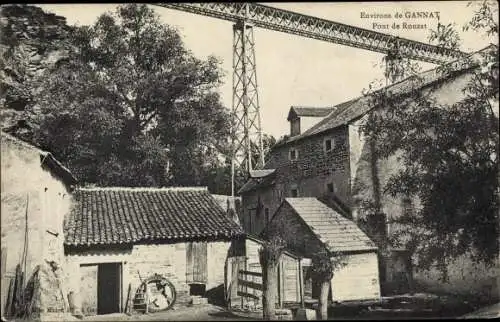 Ak Gannat Allier, Pont de Rouzat