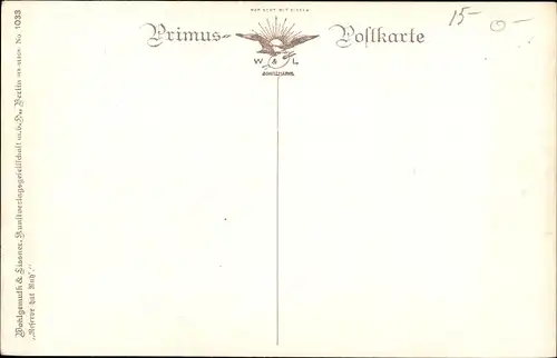 Künstler Ak Leu, Hans, In Frankreich 1914-15, Reserve hat Ruh, Soldatenhumor, Primus Nr 1033