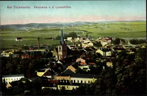 Ak Bad Freienwalde an der Oder, Panorama v. d. Luisenhöhe