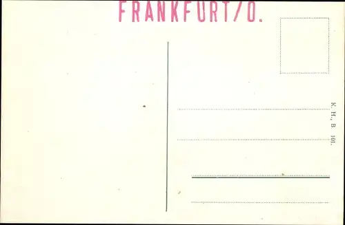 Ak Bad Freienwalde an der Oder, Panorama v. d. Luisenhöhe