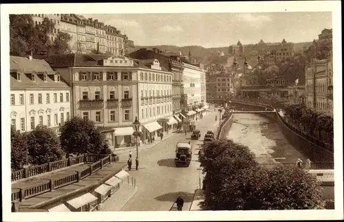 Ak Karlovy Vary Karlsbad Stadt, Hotel Paradies