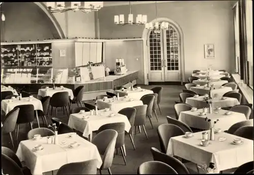 Ak Seebad Binz auf Rügen, Kurhaus, Café