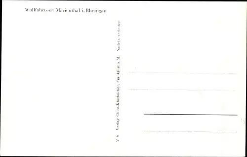 Ak Marienthal im Rheingau Geisenheim am Rhein Hessen, Wallfahrtsort