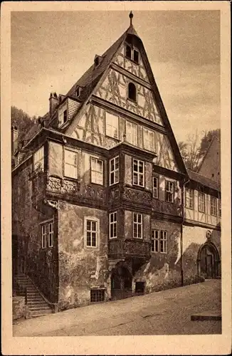 Ak Miltenberg am Main, Haus Miltenberg, ist heute ein Pfarrhaus