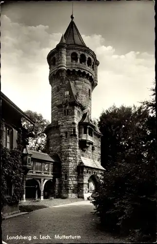 Ak Landsberg am Lech in Oberbayern, Mutterturm