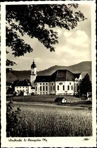 Ak Wies Steingaden in Oberbayern, Wieskirche